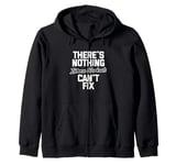 There's Nothing Intense Workouts Can't Fix" Fitness Workout Zip Hoodie