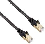 StarTech.com Câble réseau Cat6a STP blindé sans crochet - 2 m Noir - Cordon Ethernet RJ45 anti-accroc - Câble patch (6ASPAT2MBK)