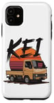 Coque pour iPhone 11 Japonais Kei Truck Driver Automobile Mini Camion