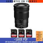 Nikon Z 24-120mm F4 S + 3 SanDisk 32GB Extreme PRO UHS-II SDXC 300 MB/s + Guide PDF '20 TECHNIQUES POUR RÉUSSIR VOS PHOTOS