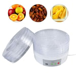 Easy Clean 350W Fruit Dryer 8 Sheets Dishwasher Compatible BPA Dryer UK