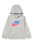 Nike Sweat à Capuche FD1197 Shirt, Gris foncé, 122-128 Mixte Enfant