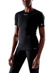 Craft Active Extreme x Round Neck Short Sleeve Women Baselayer - Black, XX-Large