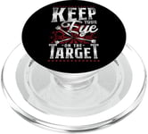 Darts Vintage Keep Your Eye On The Target PopSockets PopGrip for MagSafe