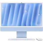 Apple iMac 24" ecran retina 4,5K 512Go SSD 16Go RAM Puce M4 CPU 10 coeurs GPU 10 coeurs Bleu (2024)