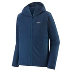 Patagonia M's R1 TechFace Fitz Roy Trout Hoody, Tidepool Blue - L