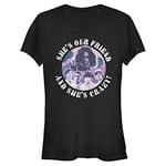 Stranger Things Women's Our Friend is Crazy Short Sleeve T-Shirt, Black, M