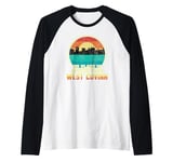 No Place is Better than West Covina California Raglan Baseball Tee