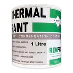 Rempro 1Ltr White Anti-Condensation Thermal Wall Paint -Mould & Fungal Barrier