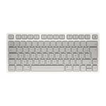 CHERRY KW 7100 Mini BT for Mac, Clavier Mac Compact avec 3 Canaux Bluetooth, Disposition Française (AZERTY), Clavier Multi-Appareils sans Fil, Moonlight White