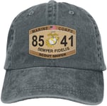 MiniMini U-S-M-C Mos 8541 Scout Sniper Sandwich Cap Denim Hats Baseball Cap