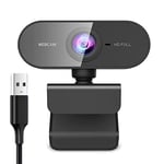 Sundeau Webcam avec Microphone, Webcam HD autofocus 1080p avec Protection de la Vie privée et trépied, Webcam USB Plug and Play pour Youtube, appels vidéo, Apprentissage, conférences, Jeux