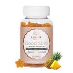 Lashilé Beauty - Good Slim - Coupe Faim puissant et Efficace pour Perte de Poids - Efficacité Prouvée - Cure 1 mois - 60 Gummies -Vitamine C, Vitamine B6, Extrait de Sureau, Chicoée