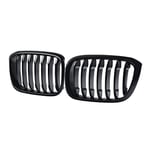 ZMMWDE Grille de calandre de Capot Avant Noir lustré de Voiture ,pour BMW X3 X4 G01 G02 2018-2020