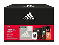 Parfum pour Homme adidas Team Force EDT 100ml+ Déodorant Gel Douche Serviette