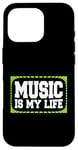 Coque pour iPhone 16 Pro Music Is My Life Sounds Listening Melody Beats Vibes Lover