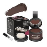 MIFELOY Root Cover Up Powder, Touch Up Hair Color for Grey, Roots Concealer for Beard Line Eyebrow, Instantly Coverage Dye for Thinning Grays Hairline, Shadow Conceals Hair Loss, Red Brown