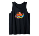 Disney Pixar Cars 2 Mater Eat My Rust Colorful Retro Logo Tank Top