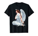 Heavenly Angels are watching over you Christian design T-Shirt