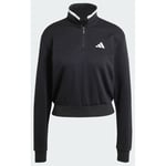 adidas Essentials Color Pop French Terry Crop Quarter-zip Track Jacket, storlek X-Small