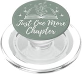 Just One More Chapter Floral Book Lover Design PopSockets PopGrip pour MagSafe