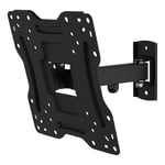 TV or Monitor Wall Mount Bracket With Arm, Tilt & Swivel for up to 43" Screens