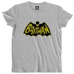 Teetown - T Shirt Homme - Bartman - Superhero Batman Homer Lisa Marge Gotham Dark Knight - 100% Coton Bio