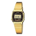 Casio - LA-670WG-1 - Montre Femme - Quartz Digital - Cadran Doré - Bracelet Métal Doré