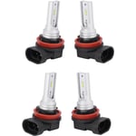 Tlily - H8 H11 H16 led Ampoule de Brouillard, Lampe Brouillard Haute Puissance Csp-Y11, Blanc Froid 6500K (4 Paquets )