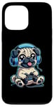 iPhone 13 Pro Max Funny Pug Gamer Dog Gaming Pug Pugs Video Game Case