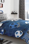 'Football' Theme Childrens Bedroom Duvet Cover Set