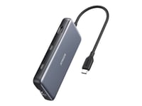 Anker Powerexpand 8-In-1 Pd 10Gbps Data Hub - Dokkingstasjon - For Bærbar, Bærbar - Usb-C - Hdmi - 1Gbe