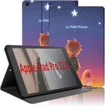 Coque Pour Tablette Ipad Pro 2021 12.9 Pouces 5e/4e/3e Gén, Étui Protection Case Cuir Pu Housse Fine Et Légère Smart Cover Avec Fonction Support Pour Ipad Pro 12.9"" 2021 & 2020, Little Prince