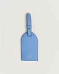 Smythson Panama Luggage Tag Nile Blue