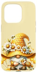 iPhone 15 Pro Yellow Spring Gnome With Bee For Beekeeper And Hippie Mom Case