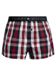 Tommy HilfigerWoven Print Boxers - Heritage Check Midi Rouge