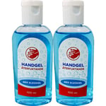 2-pack Återfuktande Handsprit/Handgel Med Alkohol 100ml, 200ml