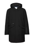 EDC by Esprit Coats Woven Parka Jacka Svart By [Color: BLACK ][Sex: Men ][Sizes: S,M,XXL ]