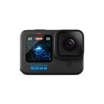 GoPro HERO12 Black - Caméra d'action étanche avec vidéo Ultra HD 5.3K60, Photos 27MP, HDR, capteur d'image 1/1.9", Diffusion en Direct, Webcam, stabilisation