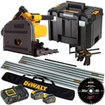 Dewalt DCS520T2 54V Brushless Plunge Saw 2 x 6.0Ah Battery Charger & Accessories