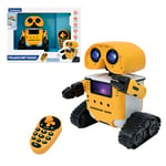 Lexibook ROB14 Powerman Rover, Your Adorable Robot Companion, Remote and Gesture Control, Plays Music and Dances, Repeats After You, Light and Sound Effects, STEM programmable, Yellow