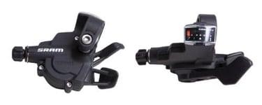 SRAM Sram 147221 X3 Shifter Trigger Set 3 x 7, Black, Blackone