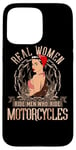 Coque pour iPhone 15 Pro Max Sexy Real Chick Ride Moto Femme Biker Babe Pin Up