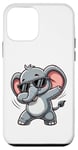 Coque pour iPhone 12 mini Tamponnage d’éléphant | Joli éléphant dansant avec un motif