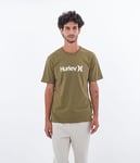 Hurley One & Only Tee Shirt, Vert Olive (Martini Olive), M Homme