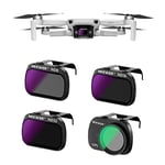 NEEWER Lot de 4 filtres ND Multi-Couches en Verre Optique HD ND8 + ND16 + ND32 + CPL compatibles avec DJI Mavic Mini Mini 2 Mini SE Mini 2SE