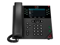 Poly Vvx 450 - Voip-Telefon - 3-Riktad Samtalsförmåg - Srtp, Sip, Sdp - 12 Linjer - Svart