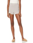 The Drop Faith Short côtelé à enfiler style survêtement pour Femme, Gris marsouin, S