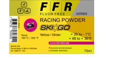 Skigo FFR Racing yellow powder 75ml