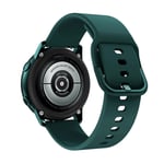 (Galaxy 4 40mm 44mm tummanvihreä)Alkuperäinen hihna Samsung Galaxy Watch Active 2 40mm 44mm silikoni Sport Rannekorun Vaihto kellonranneke 20mm kellon ranneke - kellon rannekkeet